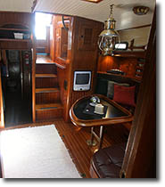 Lower Saloon looking aft